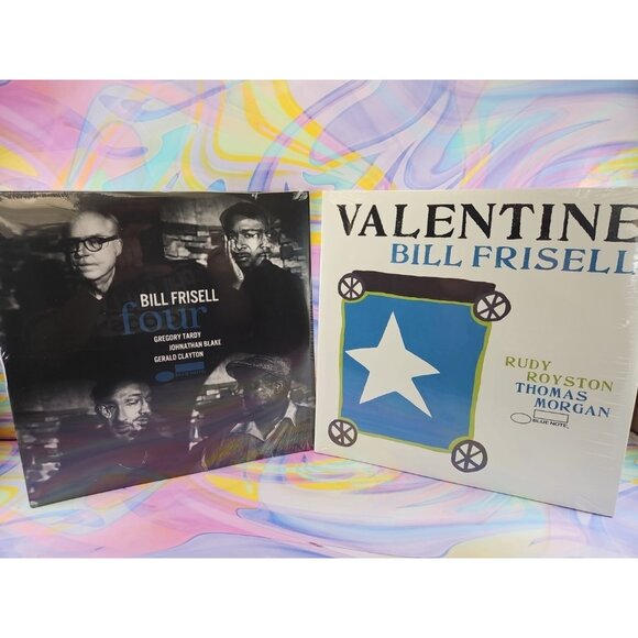 Lot of 2 Bill Frisell Records (New): Valentine (2xLP) Four (2xLP)